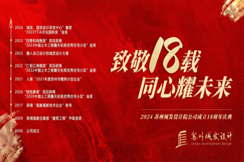 記憶丨蘇州城發(fā)設(shè)計(jì)喜迎十八周年慶！